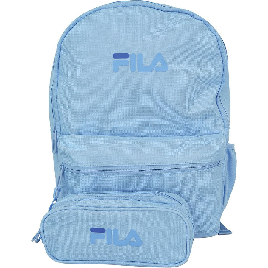 תיק גב פילה + קלמר תכלת