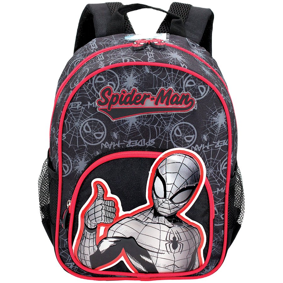 תיק גן מינימי ספיידרמן כסוף