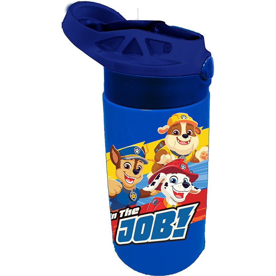 בקבוק נירוסטה עם לחצן מפרץ ההרפתקאות