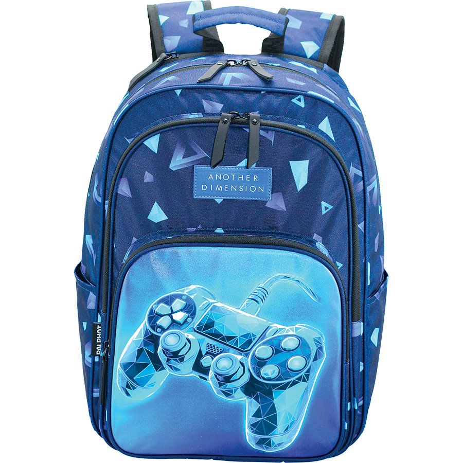 תיק גב ארגונומי 2תאים וקלמר גיימינג כחול