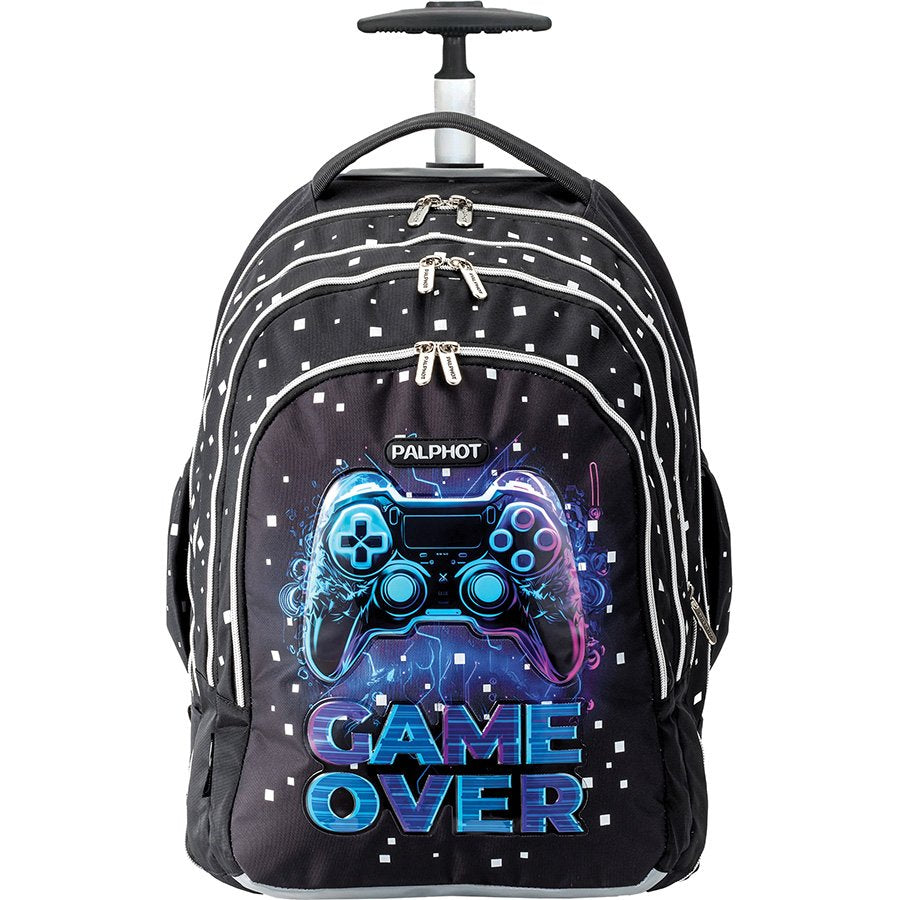 תיק טרולי בית ספר 2ב 1גיימינג גיים אובר