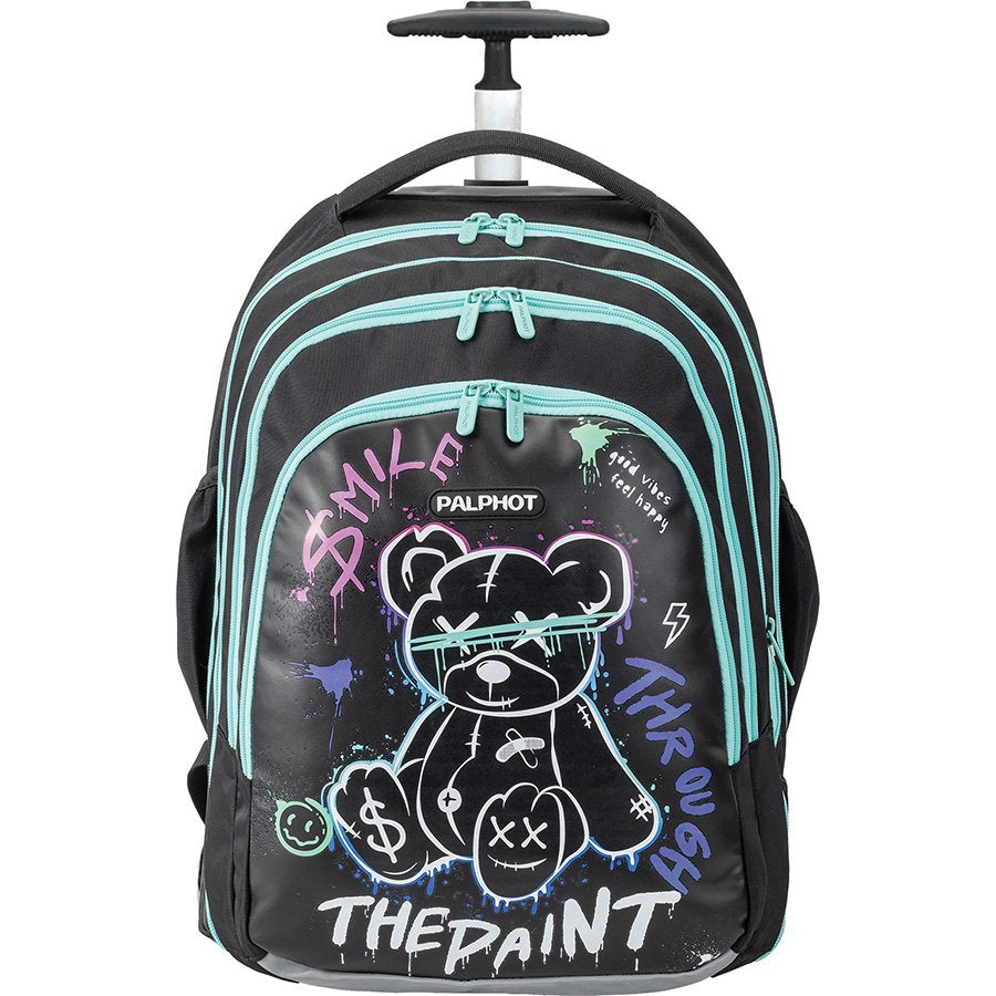 תיק טרולי בית ספר 2ב 1דובי בוגר