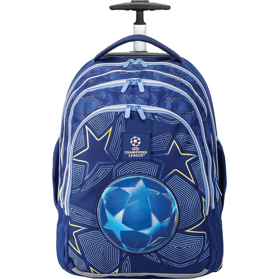 תיק טרולי בית ספר 2ב 1ליגת האלופות