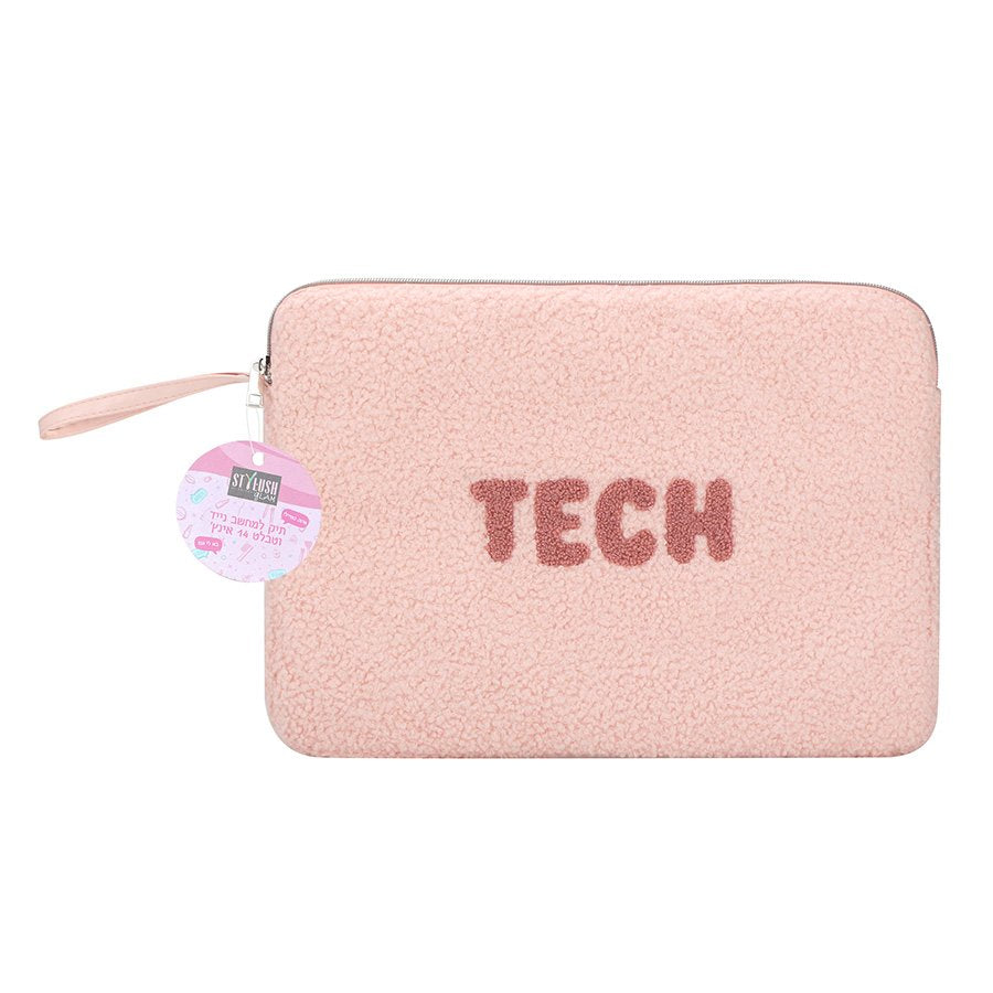 תיק למחשב נייד סטיילוש ורוד TECH