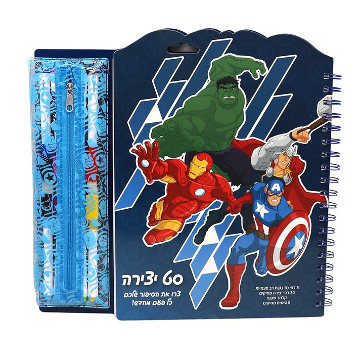סט יצירה עם קלמר וטושים מחיקים הנוקמים