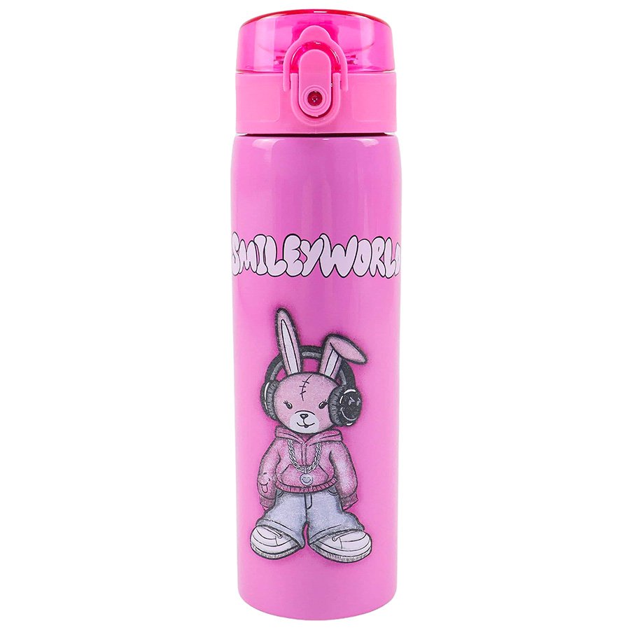 בקבוק נירוסטה סמיילי 600מ"ל