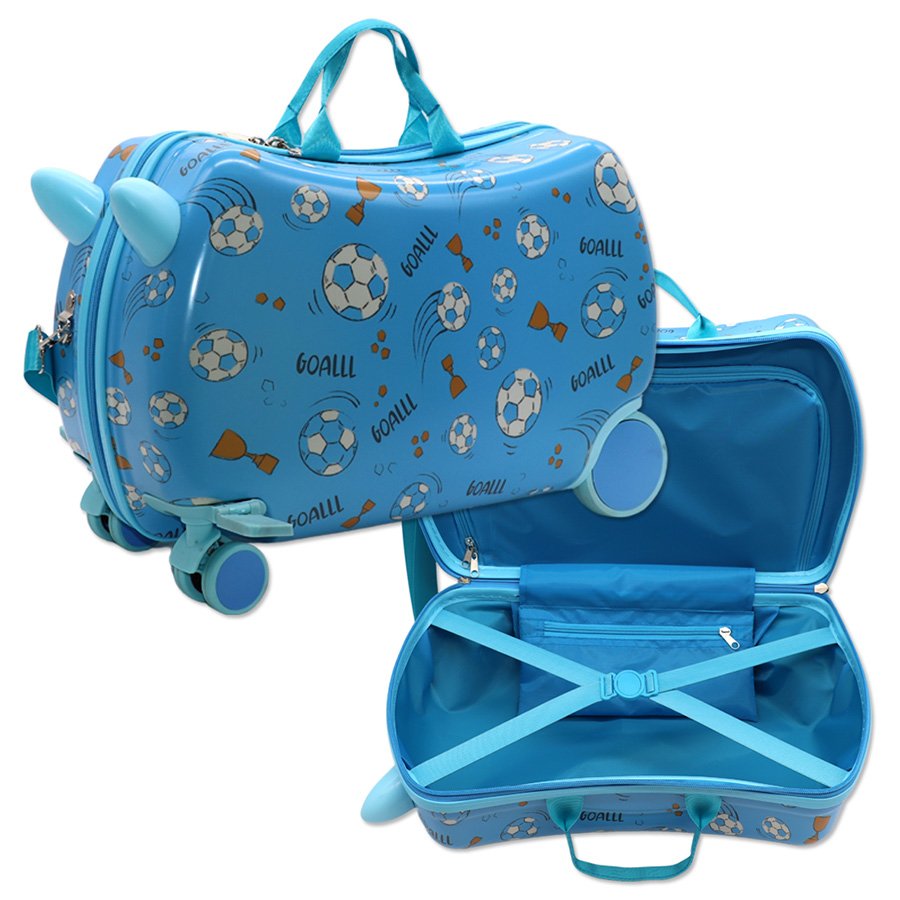 מזוודת טרולי כדורגל