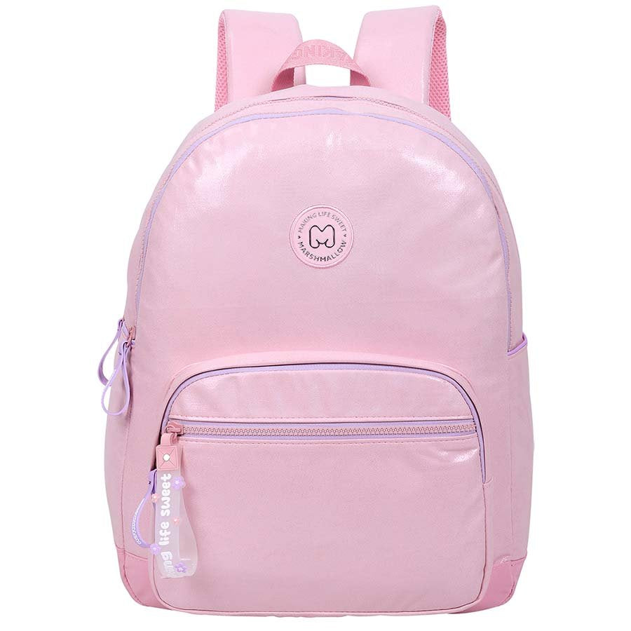 מרשמלו תיק גב ארגונומי קריסטל ורוד