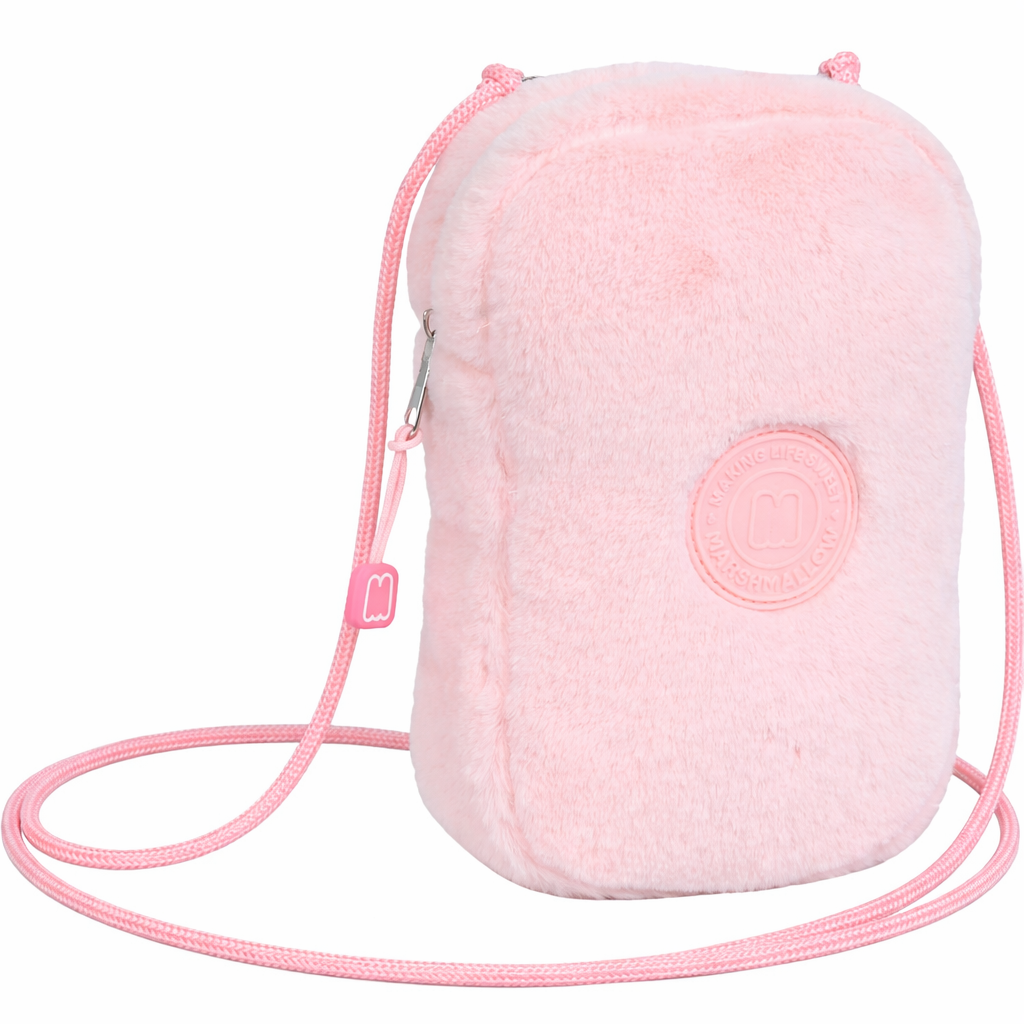 מרשמלו תיק פרוותי לטלפון -ורוד