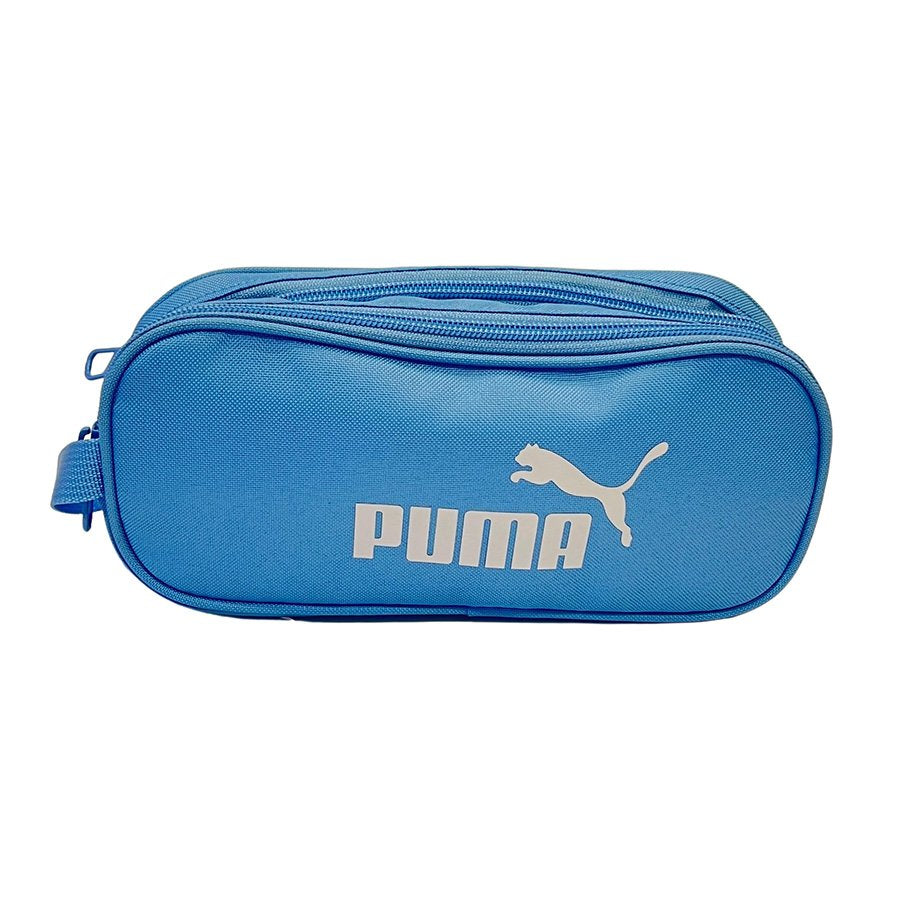 קלמר פומה כחול כיתוב לבן