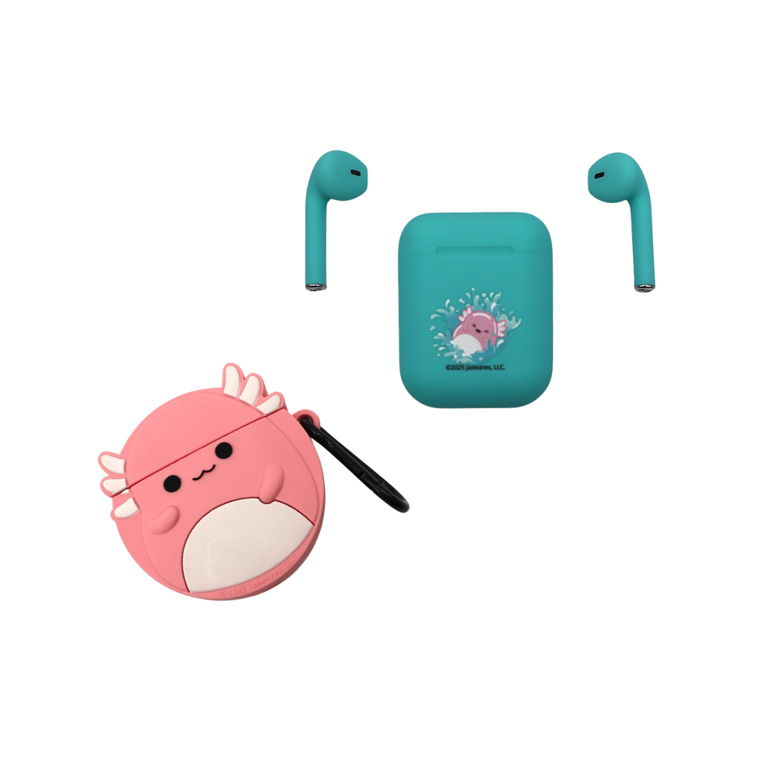 אוזניות בלוטוס צבעוניות עם כיסוי סיליקון סקווישמלו