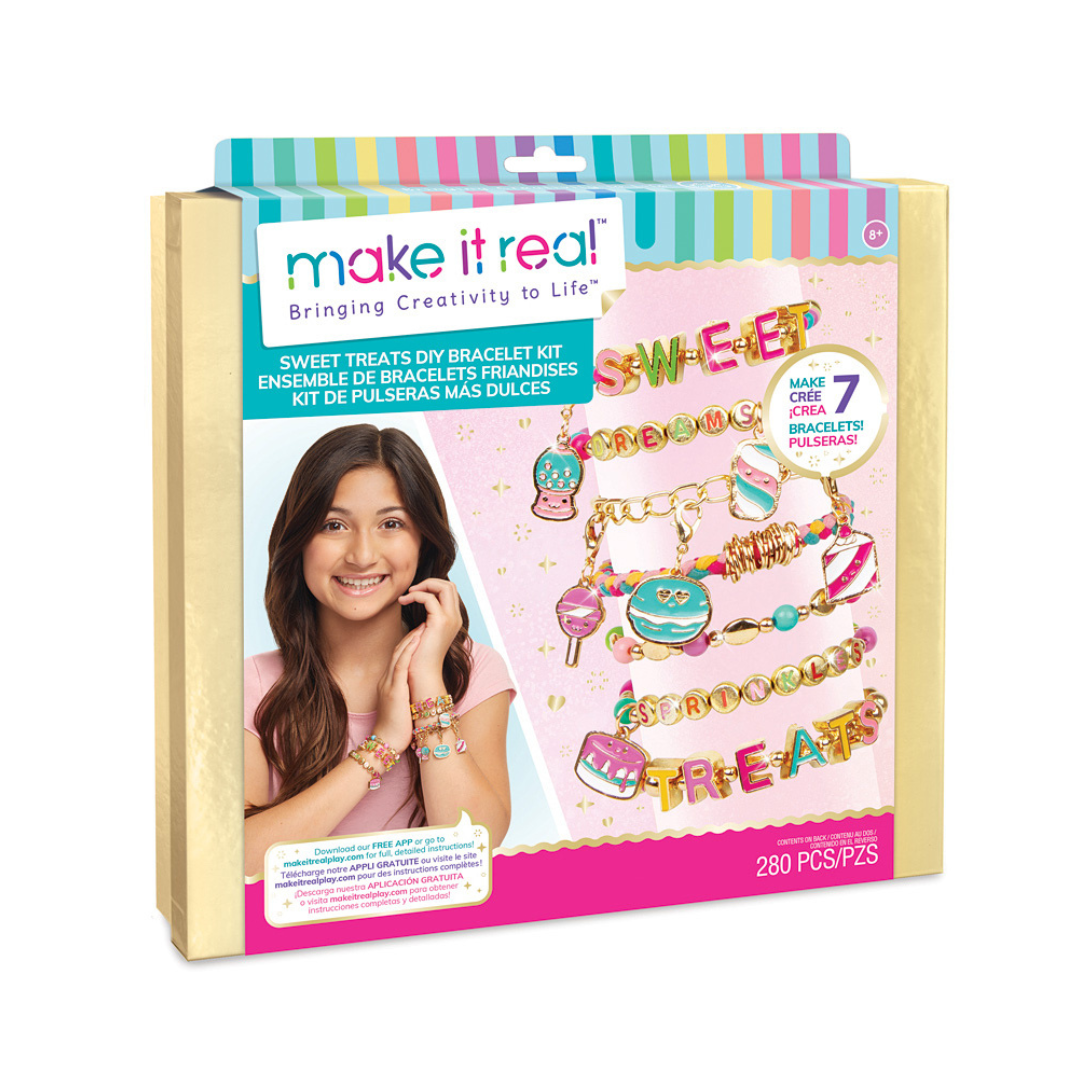 ערכה להכנת צמידים ממתקים מתוקים מייק איט ריל